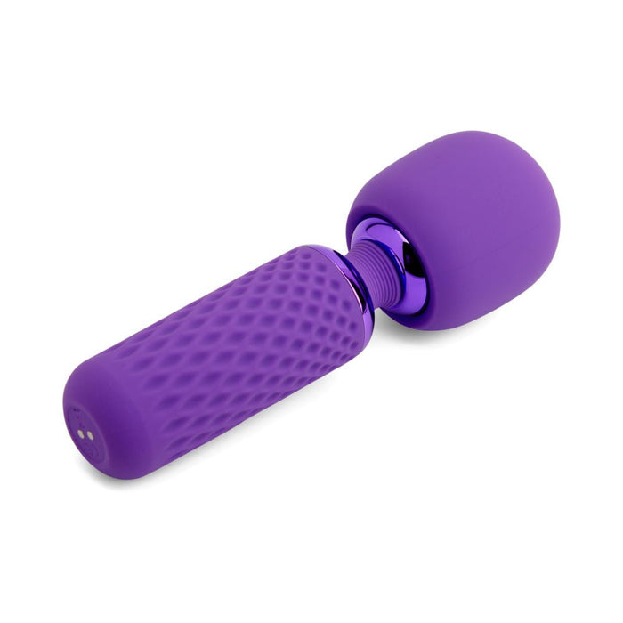 Nu Sensuelle Harlow Nubii Mini Wand W/ Masturbator Purple - SexToy.com