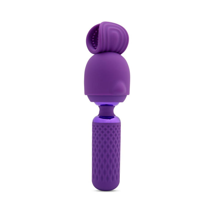 Nu Sensuelle Harlow Nubii Mini Wand W/ Masturbator Purple - SexToy.com