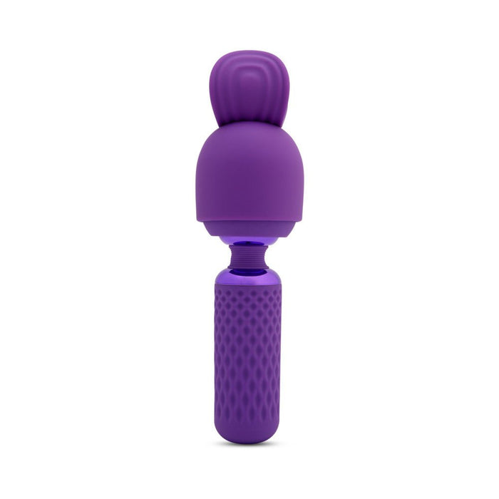 Nu Sensuelle Harlow Nubii Mini Wand W/ Masturbator Purple - SexToy.com