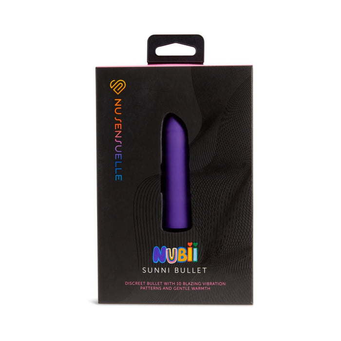 Nu Sensuelle Sunni Nubii Warming Bullet Purple - SexToy.com