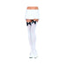 Nylon Over The Knee Bow Accent O/S White/Black - SexToy.com