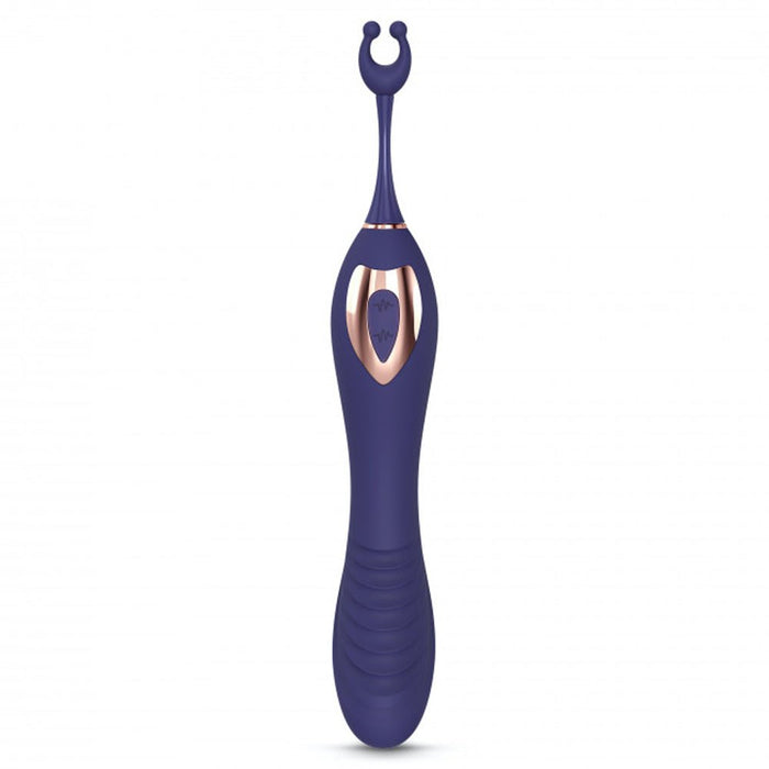 O Mega Vibrator And Clitoral Stimulator Midnight Indigo - SexToy.com