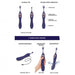 O Mega Vibrator And Clitoral Stimulator Midnight Indigo - SexToy.com