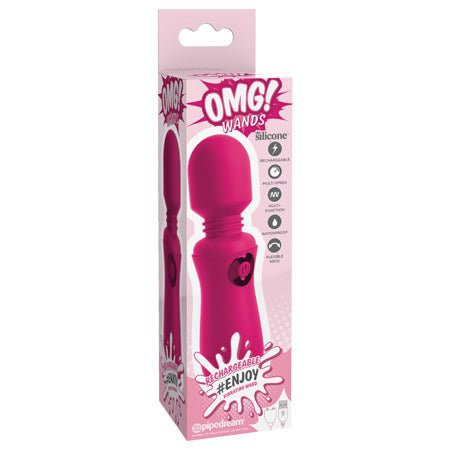 Omg Wands Enjoy Recharge Vibe Wand Fuchs - SexToy.com