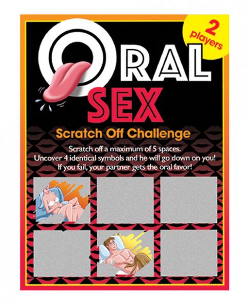 Oral Sex Scratch Off Challenge Game - SexToy.com