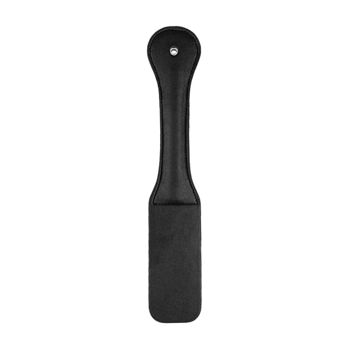 Ouch! Black & White Bonded Leather Paddle Ouch Black - SexToy.com