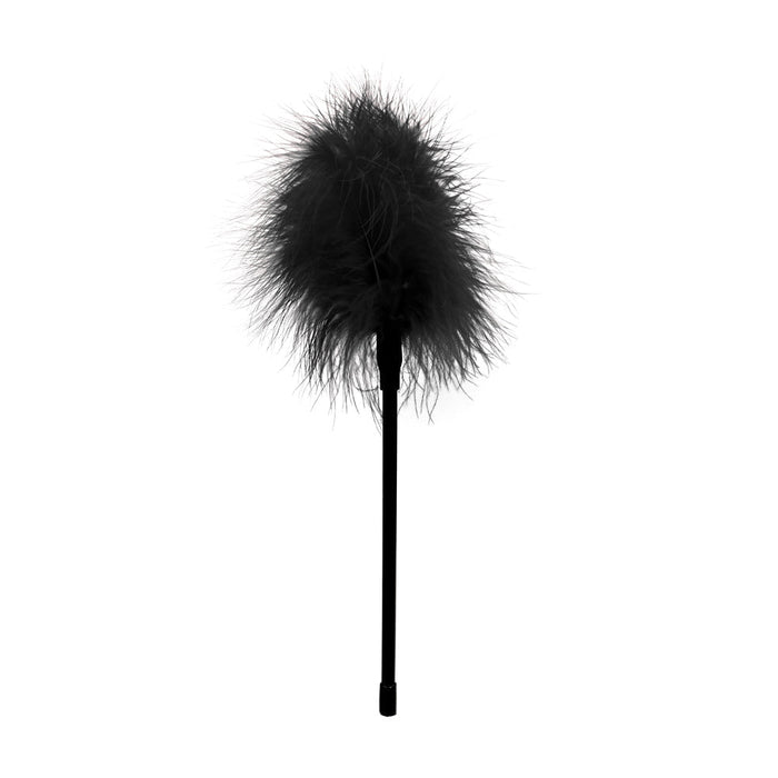 Ouch! Black & White Feather Tickler Black - SexToy.com