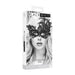 Ouch! Black & White Lace Eye Mask Royal Black - SexToy.com