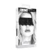 Ouch! Black & White Lace Mask With Elastic Straps Black - SexToy.com