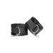 Ouch! Black & White Velcro Hand Or Ankle Cuffs With Adjustable Straps Black - SexToy.com