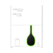 Ouch! Glow Round Paddle - Glow In The Dark - Green - SexToy.com