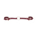 Ouch Halo Handcuff With Connector Burgundy - SexToy.com