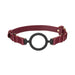 Ouch Halo Silicone Ring Gag Burgundy - SexToy.com