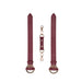 Ouch Halo Wrist & Ankle Cuffs Burgundy - SexToy.com