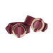 Ouch Halo Wrist & Ankle Cuffs Burgundy - SexToy.com