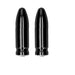 Ouch Magnetic Nipple Clamps - Diamond Bullet - Black - SexToy.com