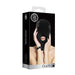 Ouch Velvet & Velcro Mask With Mouth Opening - SexToy.com