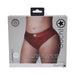 Ouch! Vibrating Strap - on Thong With Removable Butt Straps Red Xl/xxl - SexToy.com