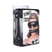 Padded Blindfold And Gag Set Black - SexToy.com