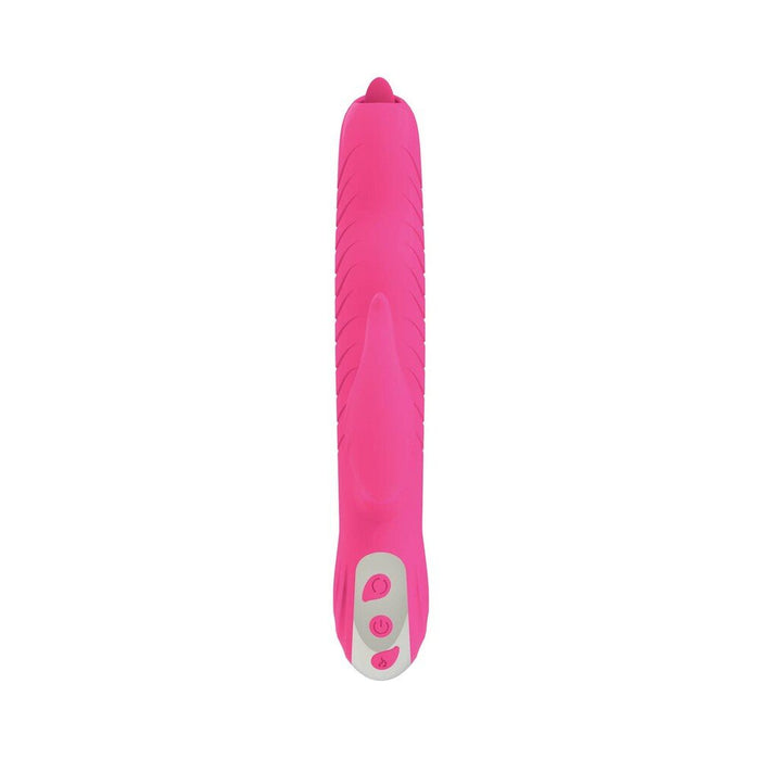 Passion Dolphin Heat Up Dual Stimulator Pink - SexToy.com