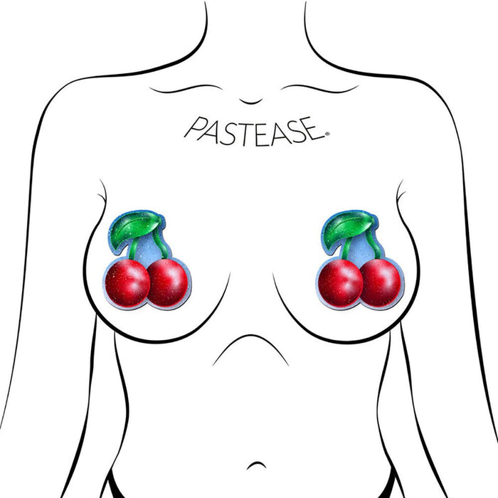 Pastease Cherry: Red Cherries Nipple Pasties - SexToy.com