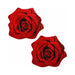 Pastease Glitter Velvet Blooming Rose Red O/S - SexToy.com