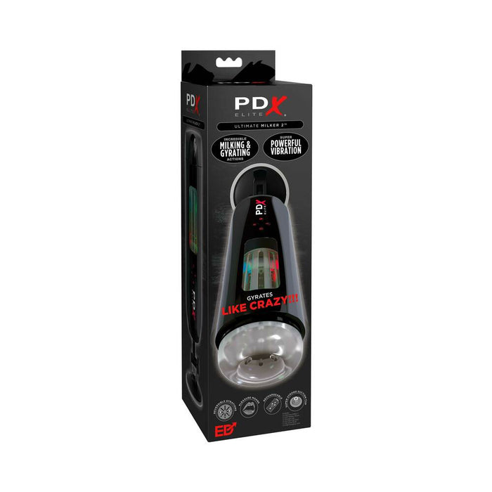 PDX Elite Ultimate Milker 2 - Black/clear - SexToy.com