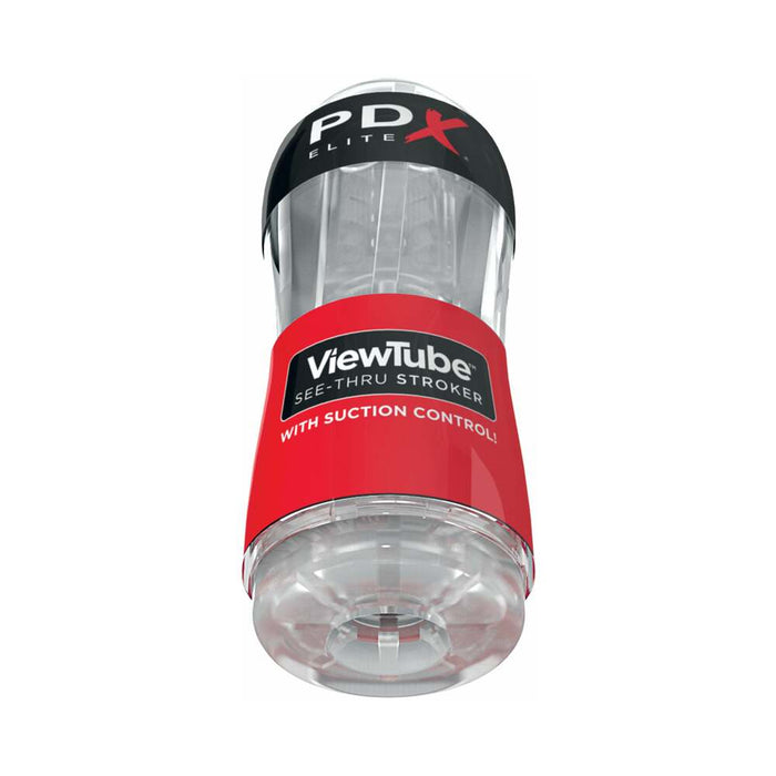 PDX Elite Viewtube Stroker - Clear - SexToy.com