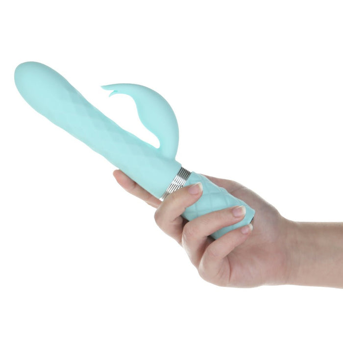 Pillow Talk Lively Dual Stimulator Teal - SexToy.com