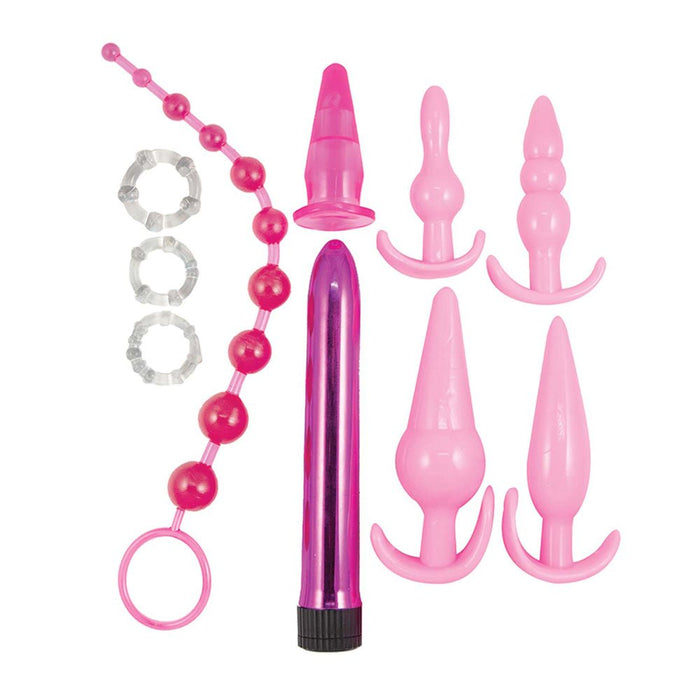 Pink Elite Collection Anal Play Kit Pink - SexToy.com