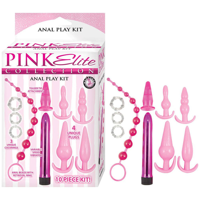 Pink Elite Collection Anal Play Kit Pink - SexToy.com