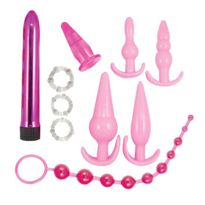 Pink Elite Collection Anal Play Kit Pink - SexToy.com