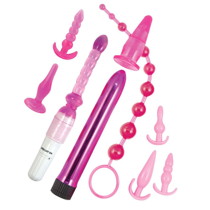 Pink Elite Collection Supreme Anal Play Kit Pink - SexToy.com