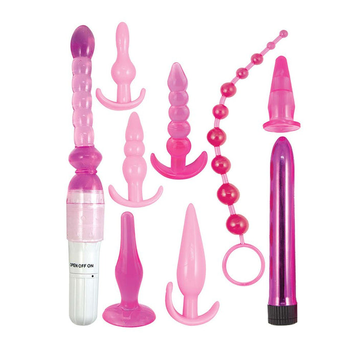 Pink Elite Collection Supreme Anal Play Kit Pink - SexToy.com