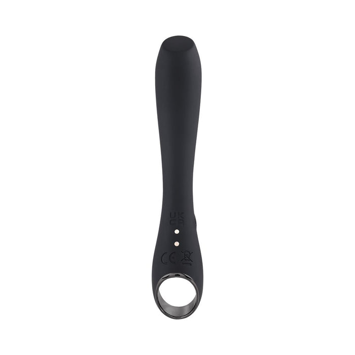 Playboy Ollo Rechargeable Silicone Vibrator With Ring Handle 2 Am - SexToy.com