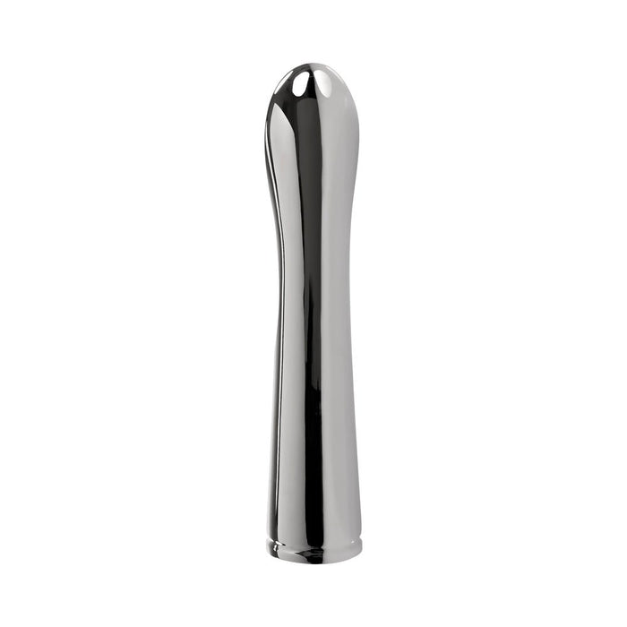 Playboy Swoon Rechargeable Vibrator Aluminum Platinum - SexToy.com