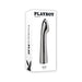 Playboy Swoon Rechargeable Vibrator Aluminum Platinum - SexToy.com