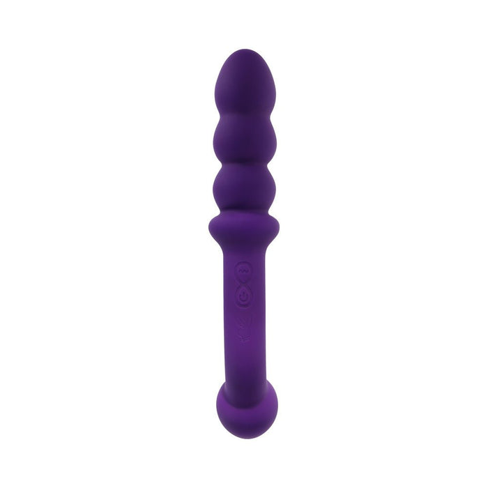 Playboy The Seeker Rechargeable Dual Ended Silicone Vibrator - SexToy.com