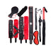 Plesur Deluxe Bondage Kit - Black/red - SexToy.com