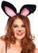 Plush Bunny Ears Os Black - SexToy.com