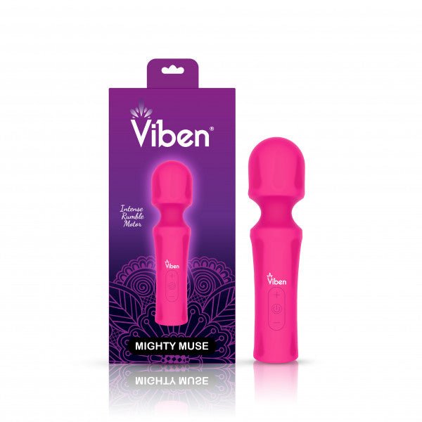 Presale Only - Mighty Muse - Hot Pink - Powerful Personal Wand - Massager - SexToy.com