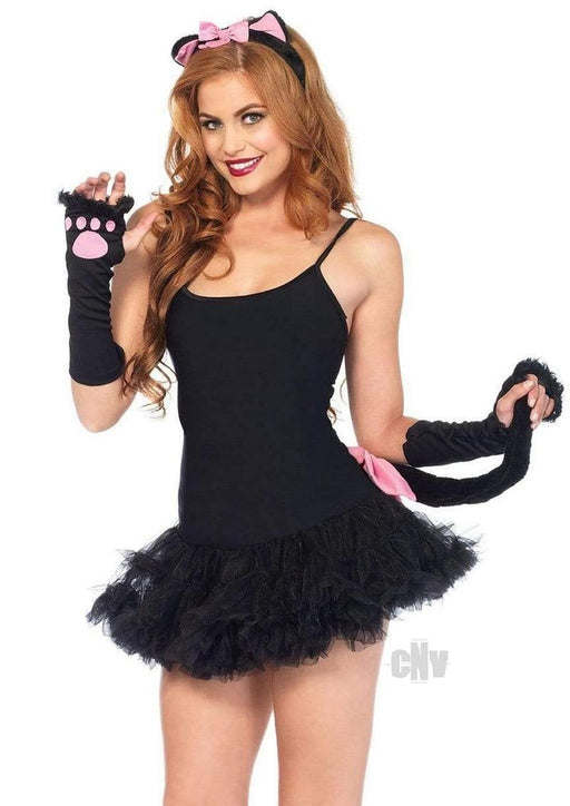 Pretty Kitty Accessory Kit 3pc Blk - SexToy.com