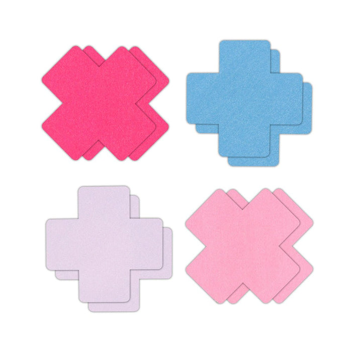 Pretty Pasties Cross Ii Assorted 4 Pair - SexToy.com