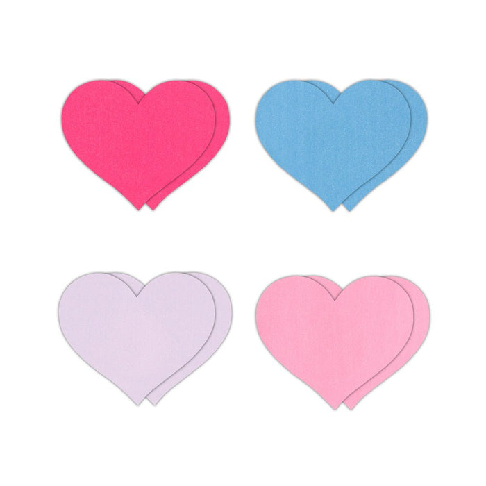 Pretty Pasties Heart Ii Assorted 4 Pair - SexToy.com