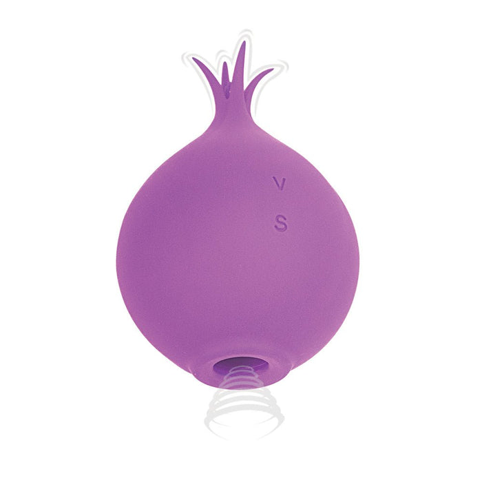 Princess Clit - tastic Suction Tickler Rechargeable Silicone Vibrator Lavender - SexToy.com