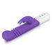 Rabbit Essentials Thrusting Slim Shaft Rabbit Vibrator Purple - SexToy.com