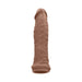 Real Rock Penis Extender - 7" - 17 Cm - Mocha - SexToy.com