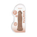 Real Rock Penis Extender - 7" - 17 Cm - Mocha - SexToy.com