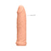 Real Rock Penis Extender - 7" - 17 Cm - Vanilla - SexToy.com