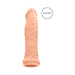 Real Rock Penis Extender - 7" - 17 Cm - Vanilla - SexToy.com